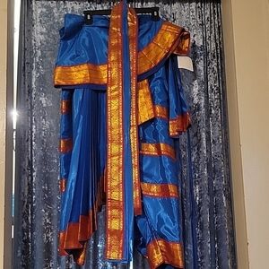 Bharatanatyam Kuchipudi Traditional Dance Pants (Pant, Belt and Sash) 3 Pieces